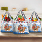 Somalia Christmas Grocery Bag Santa on Camel Christmas Tree Ornaments Candy Canes and Snowflake - African Pride