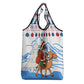 Somalia Christmas Grocery Bag Santa on Camel Christmas Tree Ornaments Candy Canes and Snowflake - African Pride