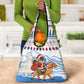 Somalia Christmas Grocery Bag Santa on Camel Christmas Tree Ornaments Candy Canes and Snowflake - African Pride