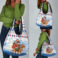 Somalia Christmas Grocery Bag Santa on Camel Christmas Tree Ornaments Candy Canes and Snowflake - African Pride