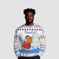 Somalia Christmas Ugly Christmas Sweater Santa on Camel Christmas Tree Ornaments Candy Canes and Snowflake - African Pride