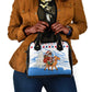Somalia Christmas Shoulder Handbag Santa on Camel Christmas Tree Ornaments Candy Canes and Snowflake - African Pride