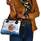 Somalia Christmas Shoulder Handbag Santa on Camel Christmas Tree Ornaments Candy Canes and Snowflake - African Pride