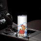 Somalia Christmas Skinny Tumbler Santa on Camel Christmas Tree Ornaments Candy Canes and Snowflake - African Pride