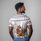 Somalia Christmas T shirt Santa on Camel Christmas Tree Ornaments Candy Canes and Snowflake - African Pride