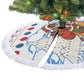 Somalia Christmas Tree Skirt Santa on Camel Christmas Tree Ornaments Candy Canes and Snowflake - African Pride