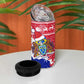 Gambia Christmas 4 in 1 Can Cooler Tumbler Santa Hippo National Coat of Arms Snowflakes and Festive Holiday - African Pride