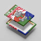 Gambia Christmas Canvas Wall Art Santa Hippo National Coat of Arms Snowflakes and Festive Holiday - African Pride