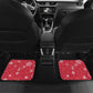 Gambia Christmas Car Mats Santa Hippo National Coat of Arms Snowflakes and Festive Holiday - African Pride