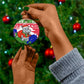 Gambia Christmas Ceramic Ornament Santa Hippo National Coat of Arms Snowflakes and Festive Holiday - African Pride