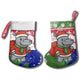 Gambia Christmas Stocking Santa Hippo National Coat of Arms Snowflakes and Festive Holiday - African Pride
