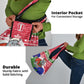 Gambia Christmas Grocery Bag Santa Hippo National Coat of Arms Snowflakes and Festive Holiday - African Pride
