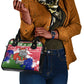 Gambia Christmas Shoulder Handbag Santa Hippo National Coat of Arms Snowflakes and Festive Holiday - African Pride