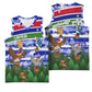 Gambia Christmas Basketball Jersey Santa Birds Gift Boxes Forest Scene and Snowflake - African Pride