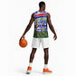 Gambia Christmas Basketball Jersey Santa Birds Gift Boxes Forest Scene and Snowflake - African Pride