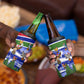 Gambia Christmas 4 in 1 Can Cooler Tumbler Santa Birds Gift Boxes Forest Scene and Snowflake - African Pride