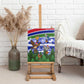 Gambia Christmas Canvas Wall Art Santa Birds Gift Boxes Forest Scene and Snowflake - African Pride