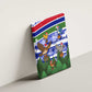 Gambia Christmas Canvas Wall Art Santa Birds Gift Boxes Forest Scene and Snowflake - African Pride