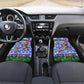 Gambia Christmas Car Mats Santa Birds Gift Boxes Forest Scene and Snowflake - African Pride