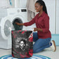 Steve Biko Laundry Basket with Black Consciousness Portrait, Power Fist Symbol and Red-Black Freedom - African Pride