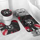 Steve Biko Bathroom Set with Black Consciousness Portrait, Power Fist Symbol and Red-Black Freedom - African Pride