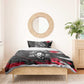Steve Biko Bedding Set with Black Consciousness Portrait, Power Fist Symbol and Red-Black Freedom - African Pride