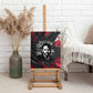 Steve Biko Canvas Wall Art with Black Consciousness Portrait, Power Fist Symbol and Red-Black Freedom - African Pride