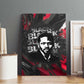 Steve Biko Canvas Wall Art with Black Consciousness Portrait, Power Fist Symbol and Red-Black Freedom - African Pride