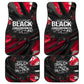 Steve Biko Car Mats with Black Consciousness Portrait, Power Fist Symbol and Red-Black Freedom - African Pride