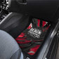 Steve Biko Car Mats with Black Consciousness Portrait, Power Fist Symbol and Red-Black Freedom - African Pride