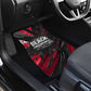 Steve Biko Car Mats with Black Consciousness Portrait, Power Fist Symbol and Red-Black Freedom - African Pride
