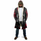 Steve Biko Cloak with Black Consciousness Portrait, Power Fist Symbol and Red-Black Freedom - African Pride
