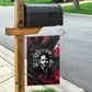 Steve Biko Garden Flag with Black Consciousness Portrait, Power Fist Symbol and Red-Black Freedom - African Pride