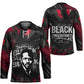 Steve Biko Hockey Jersey with Black Consciousness Portrait, Power Fist Symbol and Red-Black Freedom - African Pride