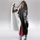 Steve Biko Hooded Blanket with Black Consciousness Portrait, Power Fist Symbol and Red-Black Freedom - African Pride