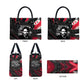 Steve Biko Leather Bag with Black Consciousness Portrait, Power Fist Symbol and Red-Black Freedom - African Pride