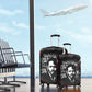 Steve Biko Luggage Cover with Black Consciousness Portrait, Power Fist Symbol and Red-Black Freedom - African Pride