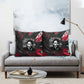 Steve Biko Pillow Cover with Black Consciousness Portrait, Power Fist Symbol and Red-Black Freedom - African Pride