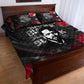 Steve Biko Quilt Bed Set with Black Consciousness Portrait, Power Fist Symbol and Red-Black Freedom - African Pride