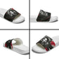 Steve Biko Slide Sandals with Black Consciousness Portrait, Power Fist Symbol and Red-Black Freedom - African Pride