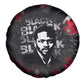 Steve Biko Spare Tire Cover with Black Consciousness Portrait, Power Fist Symbol and Red-Black Freedom - African Pride