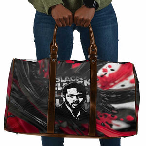 Steve Biko Travel Bag with Black Consciousness Portrait, Power Fist Symbol and Red-Black Freedom - African Pride