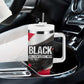 Steve Biko Tumbler With Handle with Black Consciousness Portrait, Power Fist Symbol and Red-Black Freedom - African Pride