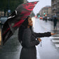 Steve Biko Umbrella with Black Consciousness Portrait, Power Fist Symbol and Red-Black Freedom - African Pride