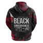 Steve Biko Zip Hoodie with Black Consciousness Portrait, Power Fist Symbol and Red-Black Freedom - African Pride