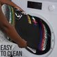 Steve Biko Bathroom Set with Microphone Portrait, Black Consciousness Quote and Vibrant Ethnic Wave - African Pride