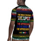 Steve Biko Rugby Jersey with Microphone Portrait, Black Consciousness Quote and Vibrant Ethnic Wave - African Pride