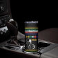 Steve Biko Skinny Tumbler with Microphone Portrait, Black Consciousness Quote and Vibrant Ethnic Wave - African Pride