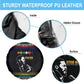 Steve Biko Spare Tire Cover with Microphone Portrait, Black Consciousness Quote and Vibrant Ethnic Wave - African Pride
