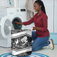 Steve Biko Laundry Basket with Monochrome Portrait, Ideas Do Not Die Quote - African Pride